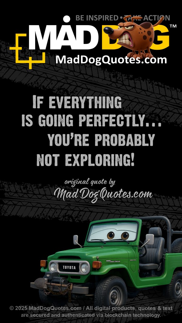 Off-road, 4x4, quotes, for Toyota Land Cruiser BJ40 on MadDogQuotes.com