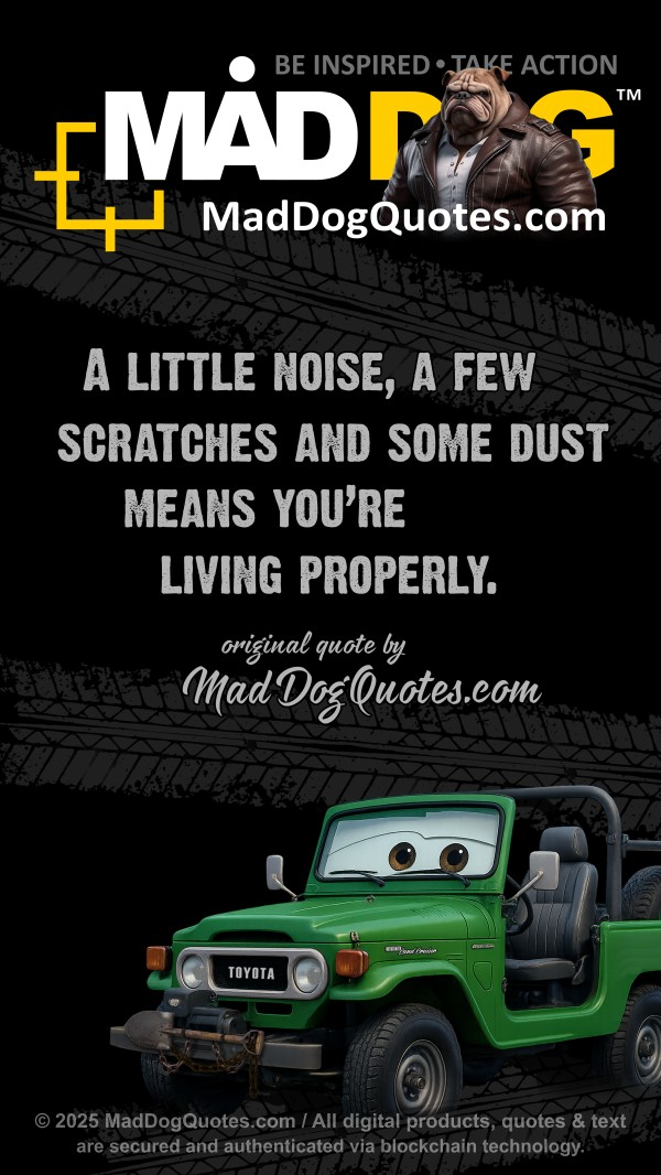 Off-road, 4x4, quotes, for Toyota Land Cruiser BJ40 on MadDogQuotes.com