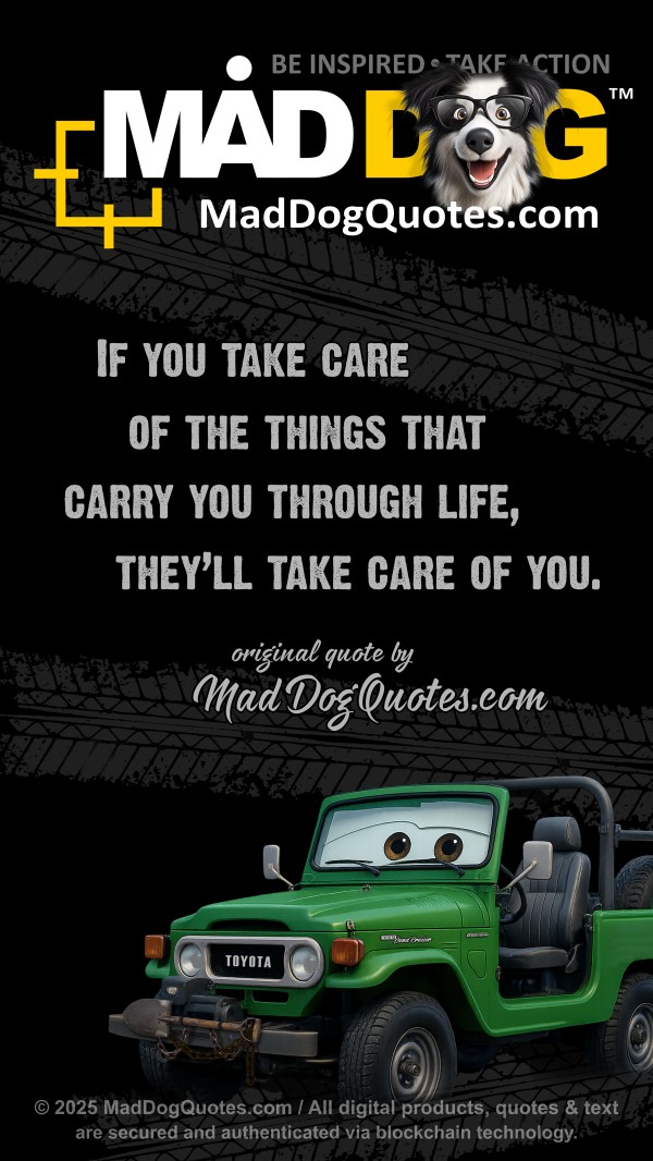 Off-road, 4x4, quotes, for Toyota Land Cruiser BJ40 on MadDogQuotes.com